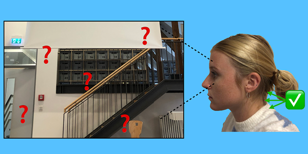 Kopf richtige Haltung